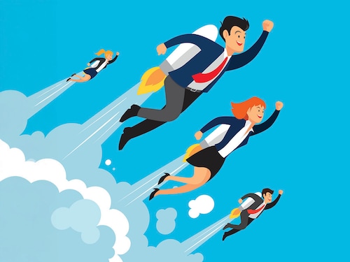 Established companies have leaned on knowledge produced by start-ups to boost innovation and launch new products.
Image: Shutterstock