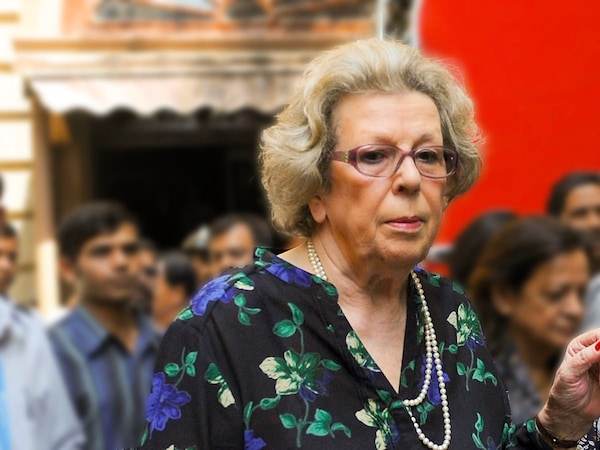 Simone Tata passed away in Mumbai at 95;
Photo by Indranil Mikherjee / AFP 