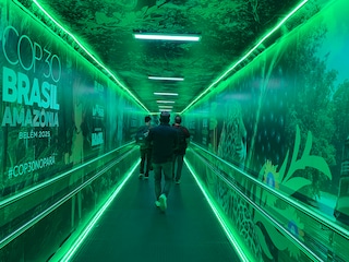 Billed as 
the “implementation COP”, the 
negotiations in Brazil were expected 
to operationalise the ambitious 
promises of the past decade. 
Image: Pablo Porciuncula / AFP