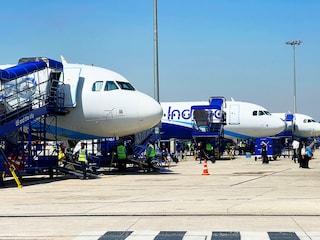 IndiGo cancelled or delayed more than 200 flights on December 3, stranding passengers across major airports. 
Image: Creative Touch Imaging Ltd./NurPhoto via Getty Images