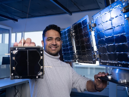 Sanjay Nekkanti, CEO and co-founder Dhruva Space. Photo by Mexy Xavier