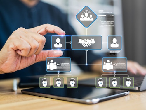 Firms in AI-exposed sectors — think IT, consulting and financial services — reduced the share of new junior positions by 4% and increased the share of mid-level employees by approximately the same amount, the research found.
Photo by DJSPIDA FOTO/Shutterstock Firms in AI-exposed sectors — think IT, consulting and financial services — reduced the share of new junior positions by 4% and increased the share of mid-level employees by approximately the same amount, the research found.
Photo by DJSPIDA FOTO/Shutterstock