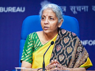 (File) India's Finance minister Nirmala Sitharaman. Photo by Sajjad Hussain / AFP