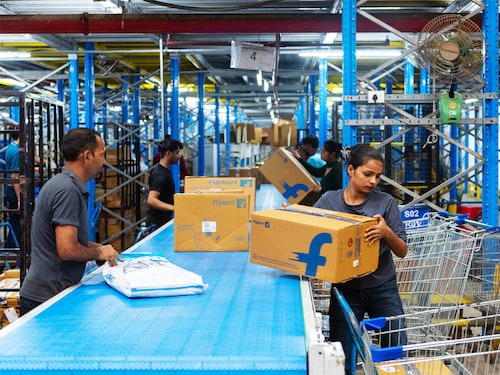 Flipkart Fulfillment and Sort Centre in Sankpa near Gurugram. Photo by Amit Verma