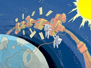 
A Gartner report, for instance, concludes that data centres will continue to thrive on Earth despite optimistic projections about orbital infrastructure. Photo by Getty Images