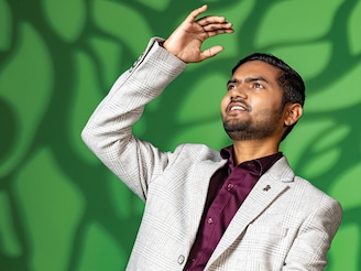 Jainul Abedin, Founder & CEO, Abyom. 
Photo by Madhu Kapparath