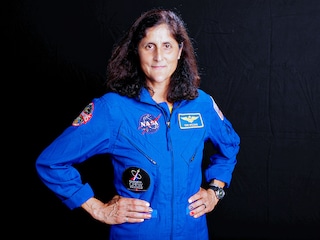 (File) NASA astronaut Sunita Williams at the Johnson Space Center in Houston, Texas, U.S. Photo by REUTERS/Mike Blake