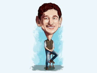 Vidit Aatrey, Founder and CEO, Meesho. Caricature by: Chaitanya Dinesh Surpur
