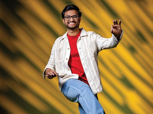 Vinay Gusain, Artist, Printmaker. 
Photo by Madhu Kapparath
