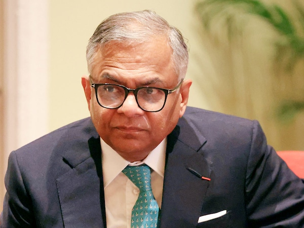 Natarajan Chandrasekaran, Chairman of the Board at Tata Sons.
Photo by Ludovic Marin / AFP