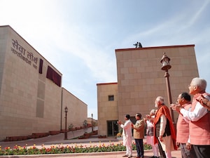 The Prime Minister, Shri Narendra Modi today dedicated Seva Teerth to the nation, reaffirming his unwavering resolve to serve the people of India and highlighting the sacred spirit of ‘Nagrikdevo Bhava’ as its guiding force. Photo by PIB