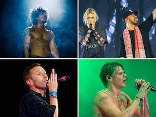 (Clockwise from top left) Hanumankind, Linkin Park, Yungblud, Coldplay.  Coldplay: Photo by Sujit Jaiswal / AFP and rest all Courtesy Lollapalooza 2026