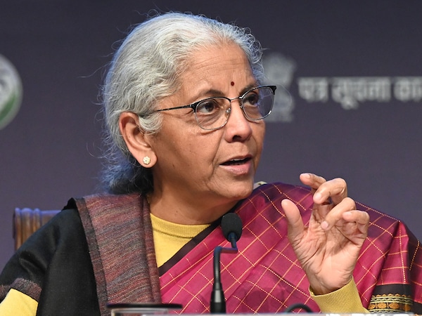 Union Finance Minister Nirmala Sitharaman addresses a press conference after the presentation of the Union Budget 202627 at the National Media Centre, on February 1, 2026 in New Delhi, India. Photo by Sonu Mehta/Hindustan Times via Getty Images