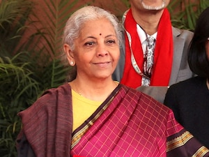 Finance Minister Nirmala Sitharaman; REUTERS/Altaf Hussain