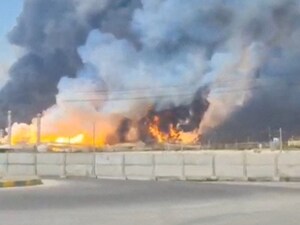 Israel strikes Iran’s South Pars gas field

Israel carried out an airstrike on March 18 targeting Iran’s South Pars gas field, the world’s largest natural gas reserve shared with Qatar. Photo by Social Media/via REUTERS  