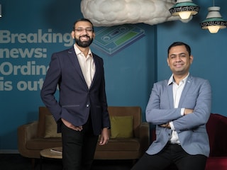 Left to Right: Shashank Kumar and Harshil Mathur, the cofounders of Razorpay. Photo by Nishant Ratnakar