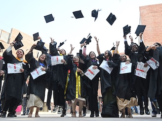 Among graduates, the unemployment rate stands at 11.2 percent, more than three times the national average.  Photo by Narinder Nanu / AFP