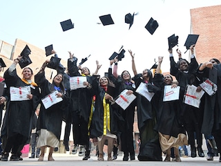 Among graduates, the unemployment rate stands at 11.2 percent, more than three times the national average. Photo by Narinder Nanu / AFP
