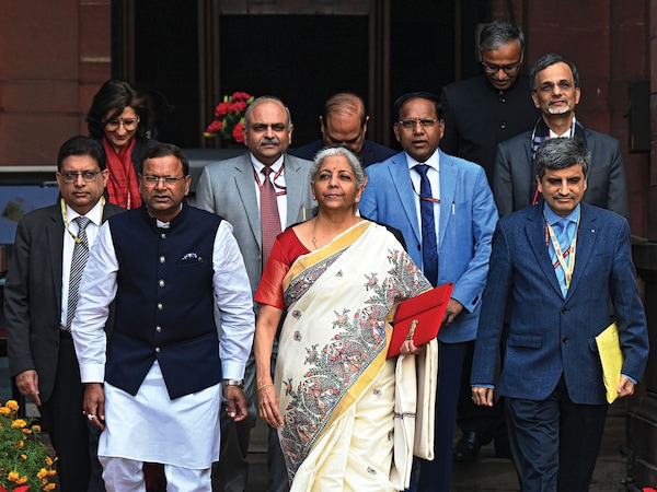Finance Minister Nirmala Sitharaman’s sarees are more than fashion statements
Photo by Salman Ali/Hindustan Times via Getty Images