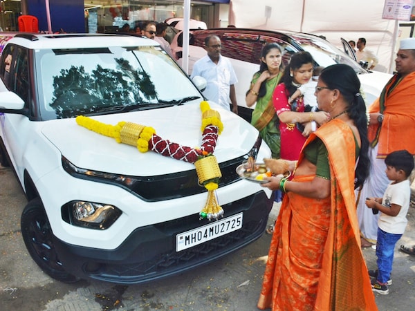 Manufacturers across the board posted higher year-on-year sales. (Photo by Praful Gangurde/Hindustan Times via Getty Images)