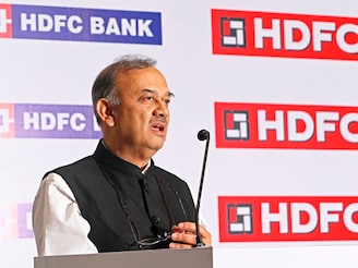 (File) Atanu Chakraborty, HDFC Bank's former chairman.  Photo by Indranil Mukherjee / AFP