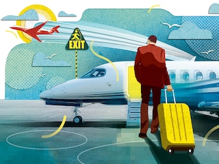 India now seeing
post-Covid pullback
in expat hiring. Illustration by Chaitanya Dinesh Surpur