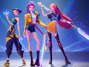 The animated film K-Pop Demon Hunters. 
Photo courtesy Netflix
