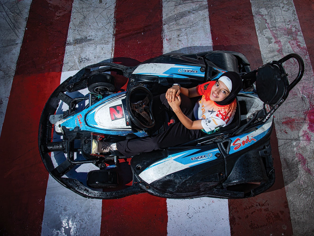 Atiqa Mir is on the fast track to racing glory