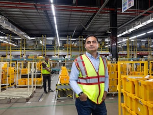 Abhinav Singh, Vice President-Operations, Amazon India, APAC, Middle East, Africa and Turkiye. 
Photo by Madhu Kapparath
