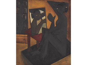 Ram Kumar Untitled Masterpiece Fetches Rs 2.8 Crore at Auction