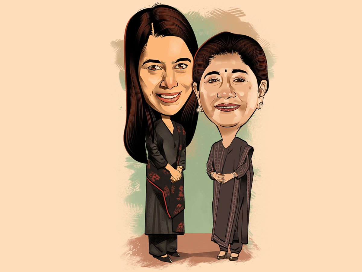 How a succession battle has brought two businesswomen into the spotlight