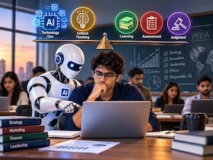Managers will not enter AI-free workplaces. They will use AI to analyse information, generate scenarios, prepare presentations, challenge assumptions, draft communications and support decisions. AI Generated photo