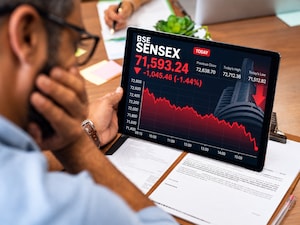 Surging crude prices, higher global yields, rupee weakness and geopolitical uncertainty have created a near-perfect storm for equities. Photo by Shutterstock / AI Generated 