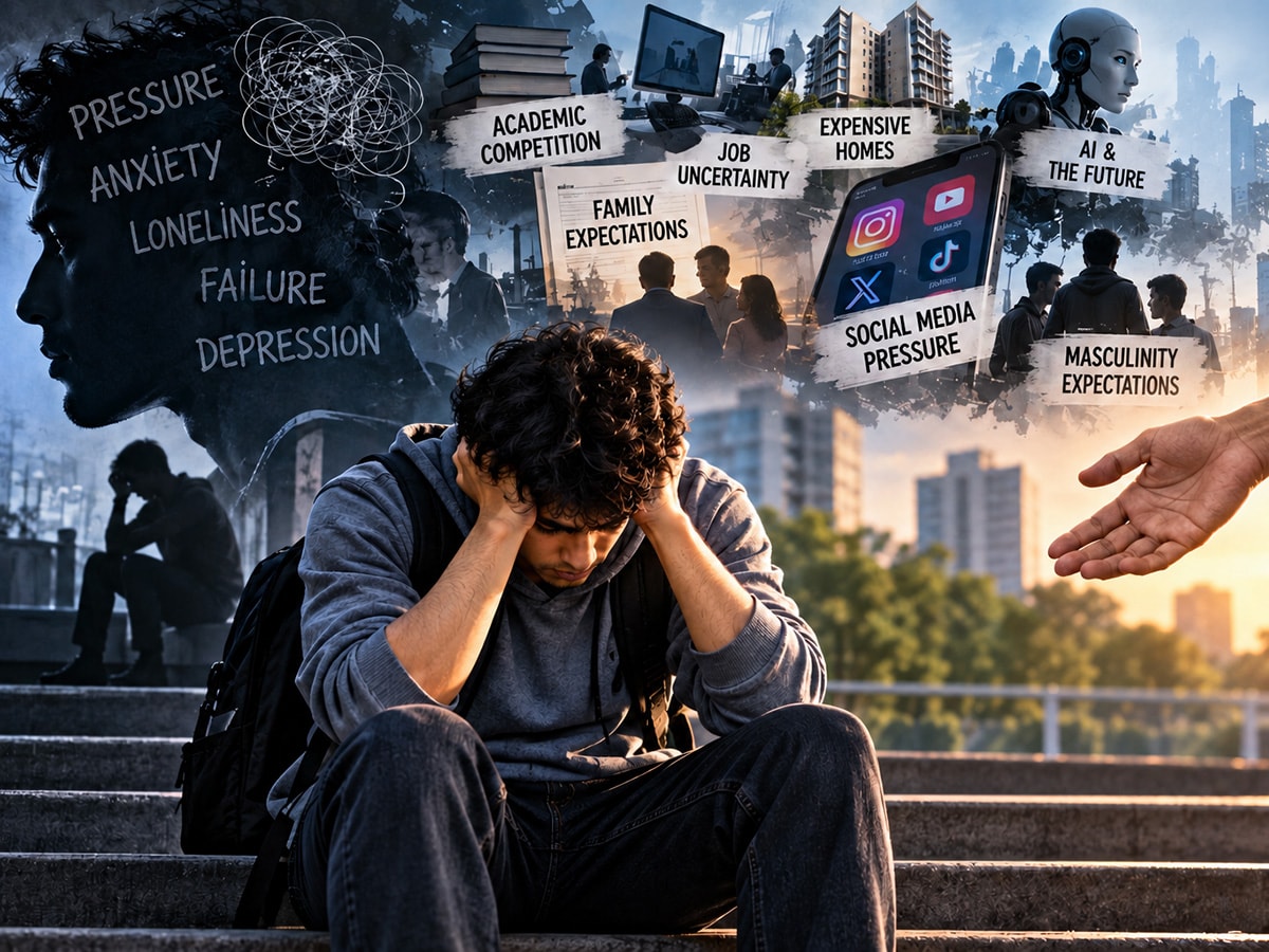 Young men face rising mental health pressures in a changing world