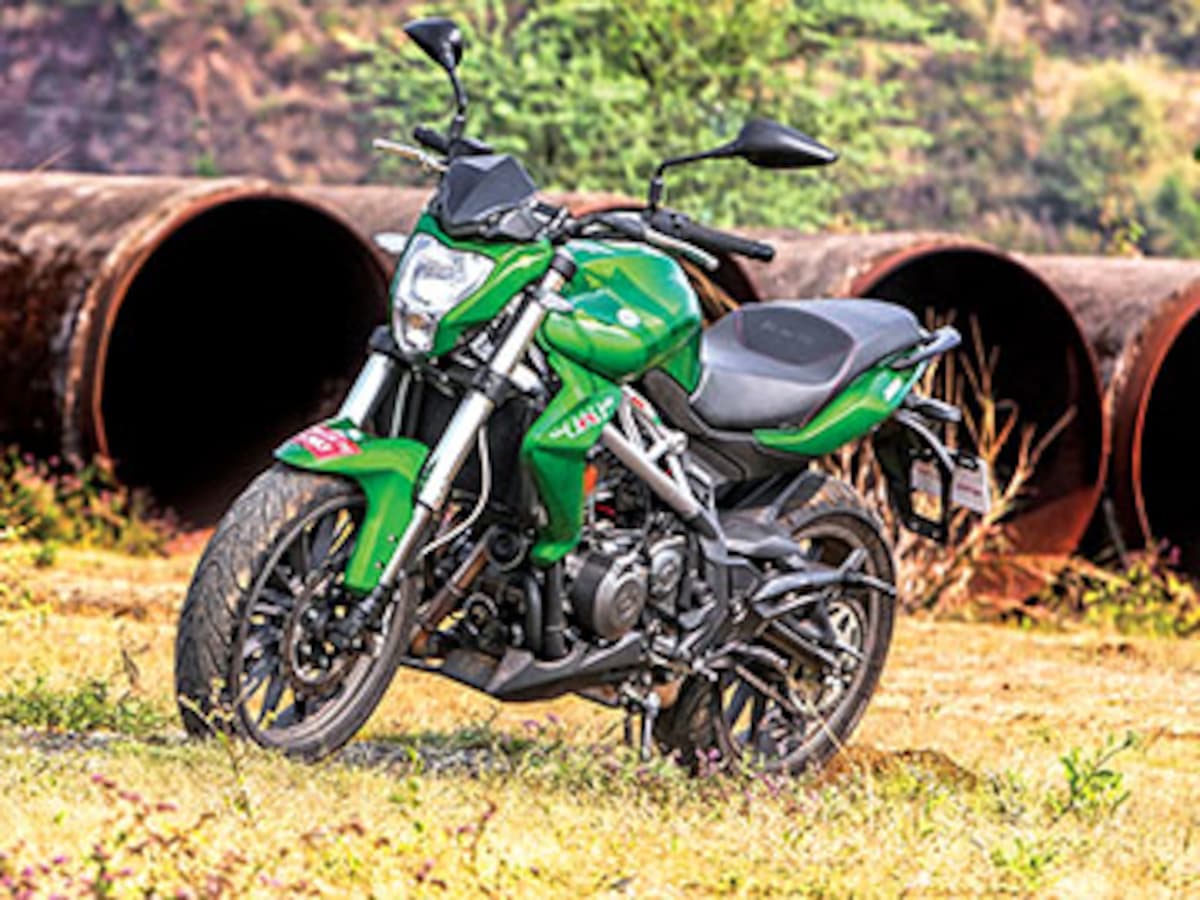 The Benelli TNT 300 is a striking motorcycle