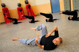 Astad Deboo choreographing a play rehearsal of interpreting Tagore in New Delhi. Deboo, pioneer of modern dance in India, died in Mumbai on Thursday, aged 73. He was best known and loved for promoting fusion dance that broke barriers of style, culture and nationality.
