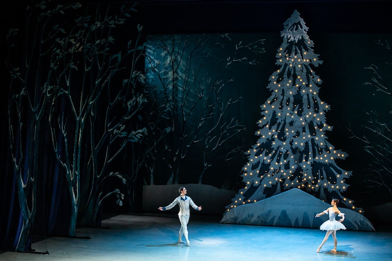 Artists perform during the rehearsal of The Nutcracker by the Czech National Ballet amid the Coronavirus pandemic in Prague, Czech Republic. As the government restrictions disallow spectators into the theaters, Czech National Ballet will live stream traditional Christmas carol, The Nutcracker.