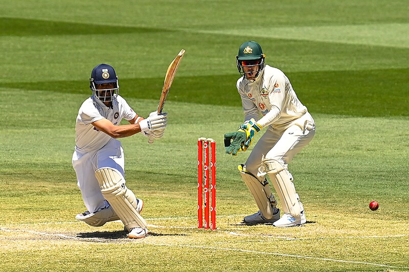 Ajinkya Rahane of India bats during day four of the Second Test match between Australia and India at Melbourne Cricket Ground on December 29, 2020 in Melbourne, Australia. India won by eight wickets and Rahane received Man of the Match award.