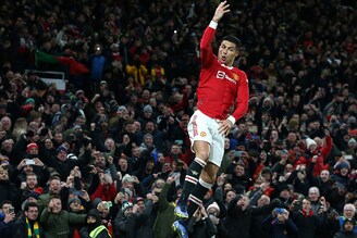 Cristiano Ronaldo"s 800th goal scripted history as Manchester United beat Arsenal 3-2 during a Premier League match Old Trafford on December 2, 2021, in Manchester, England. Ronaldo became the first player in history to score 800 competitive goals.