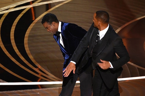Blockchain creators couldn"t resist getting in on the attention surrounding Will Smith"s slap of Chris Rock.
Image: Robyn Beck / AFP