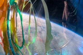 The Beyond Earth collective created "Living Light" to explore the links between our blue planet and the infinity of space.
Image: Courtesy of Beyond Earth