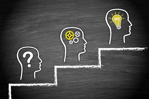 Since Aristotle, logical thinking has been exalted as the most effective way to use the mind, but it"s not much help in generating new ideas. Image: Shutterstock