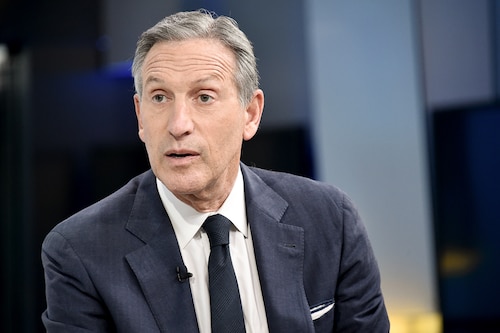 Howard Schultz , Interim Chief Executive, Starbucks. (Credit: Steven Ferdman/Getty Images) Howard Schultz , Interim Chief Executive, Starbucks. (Credit: Steven Ferdman/Getty Images)