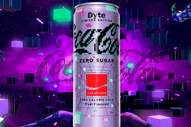 Coca Cola drops a new soda with ... pixel flavoring!
Image: Coca Cola