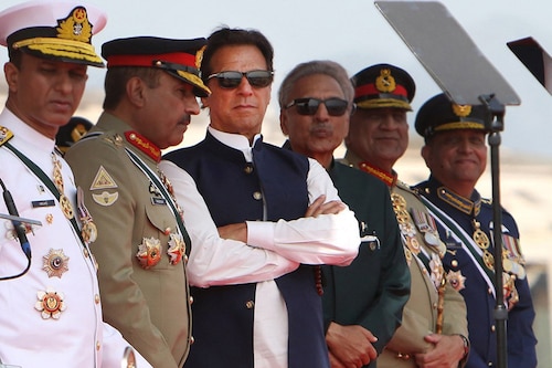 Pakistan Prime Minister Imran Khan faces being booted from office at the weekend after the Supreme Court ruled Thursday that parliament had been illegally dissolved. (Credit: Ghulam Rasool / AFP) Pakistan Prime Minister Imran Khan faces being booted from office at the weekend after the Supreme Court ruled Thursday that parliament had been illegally dissolved. (Credit: Ghulam Rasool / AFP)