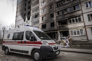 The WHO said Ukraine’s health care system would suffer long-term consequences from the attacks, and that such attacks were “a major blowâ€ to the country’s progress on health reform and realizing universal health coverage
Image: Fadel Sena / AFP