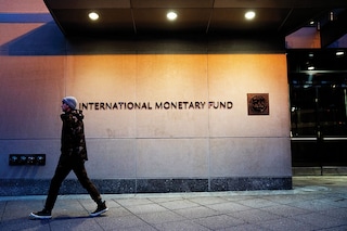 Around three-quarters of the IMF"s 190 members will be eligible to borrow from the new fund. Image: Stefani Reynolds / AFP