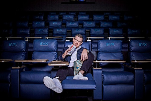 Mitch Roberts at his Schertz, Texas, multiplex, where servers deliver high-margin comfort food directly to your seat
Image: Aaron Kotowski for Forbes