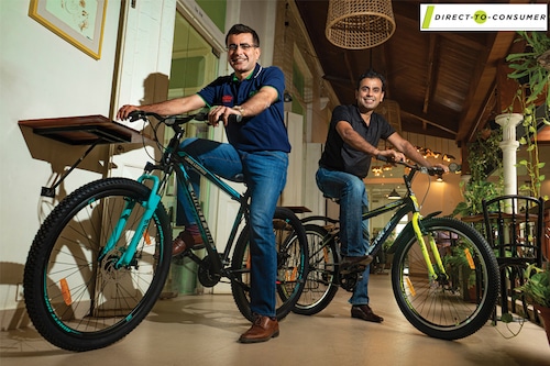 Sachin Chopra and Vishal Chopra, Co-founders, Ninety One Cycles
Image: Neha Mithbawkar for Forbes India Sachin Chopra and Vishal Chopra, Co-founders, Ninety One Cycles
Image: Neha Mithbawkar for Forbes India