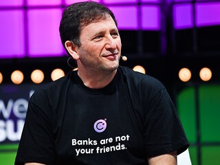 Jordan Belfort at his home in Miami Beach, Fla., April 10, 2022. Belfort, the inspiration for “The Wolf of Wall Street,†is marketing himself as a cryptocurrency guru. (Scott McIntyre/The New York Times)